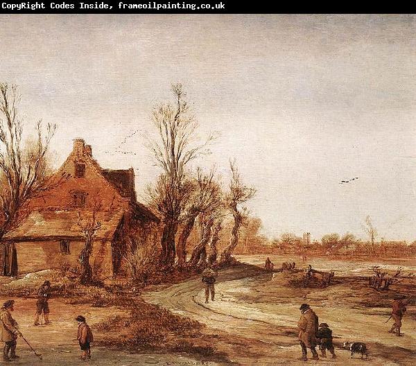 Esaias Van de Velde Winter Landscape